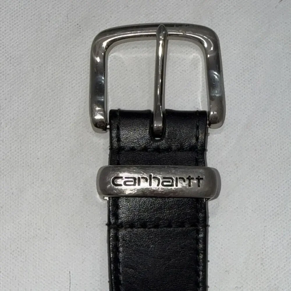 Carhartt Authentic Rancher Farmer Worn Equestrian Black Leather Workwear Belt 44